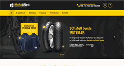 Desktop Screenshot of motomiro.cz